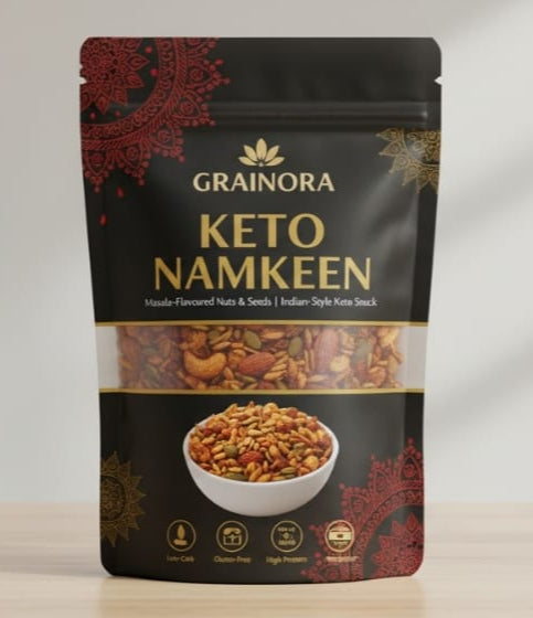 Keto-friendly “NAMKEEN” (savory snacks) 80g