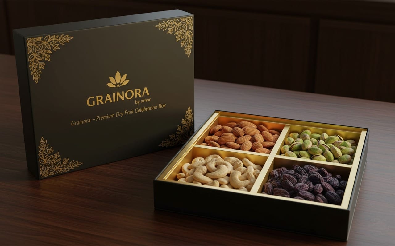 Premium dry fruits celebration box 400g