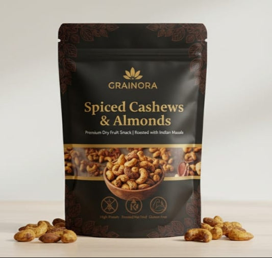 Spiced cashews & almonds 80g